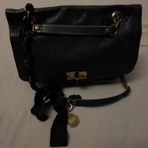 Lanvin dark blue Shoulder Bag Leather Gold
Chain
